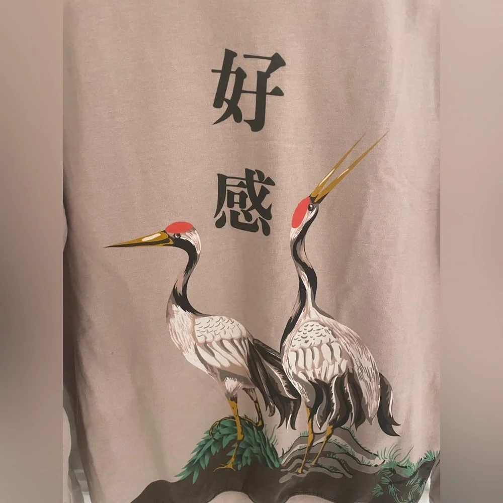 Men’s Blind rooster mauve Good Vibes sweatshirt - Picture 2 of 4